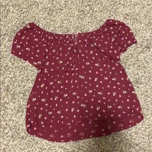 Off the shoulder top